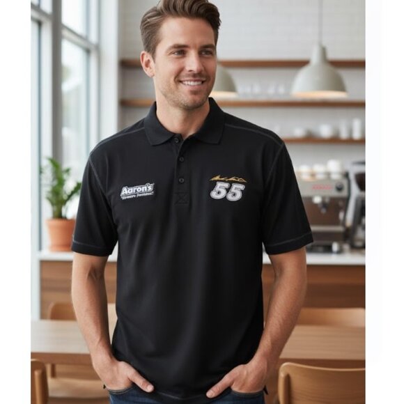 Nascar Michael Waltrip Polo Shirt Racing Large #55 Chase Embroidered Mens L - Picture 1 of 8